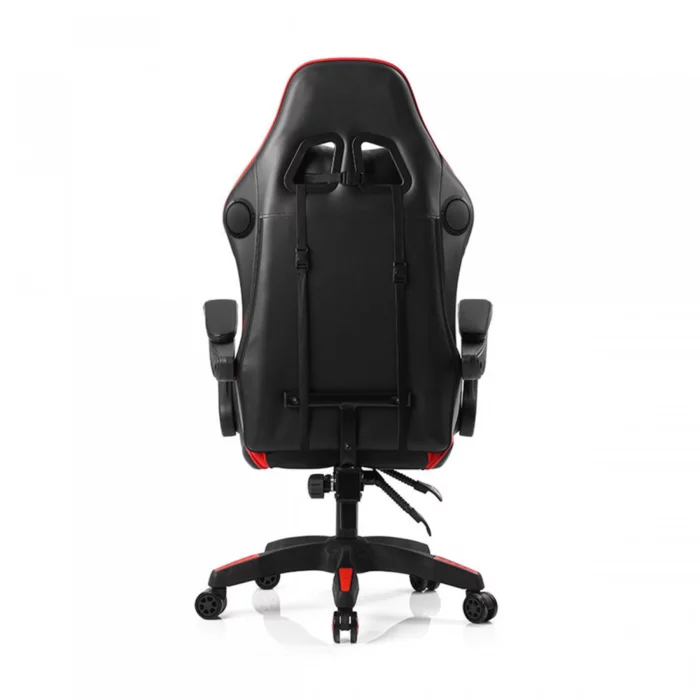 Gaming Καρέκλα Μαύρη/Κόκκινη Με Led Φωτισμό, Ηχεία, Μασάζ Και Bluetooth