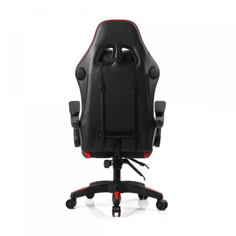 Gaming Καρέκλα Μαύρη/Κόκκινη Με Led Φωτισμό, Ηχεία, Μασάζ Και Bluetooth