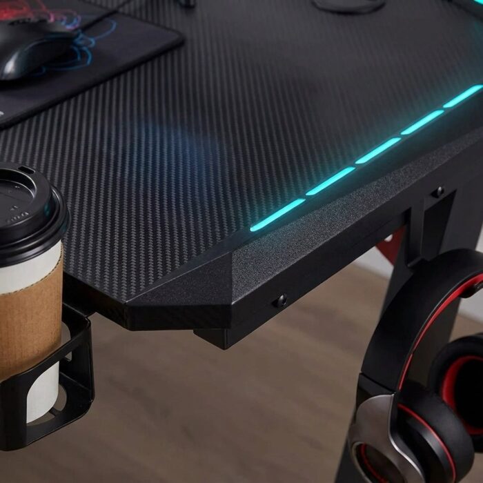Gaming Γραφείο / Game Table All Black Desktop 120×60×75 cm - Image 2