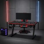 GAMING ΓΡΑΦΕΙΟ / GAME TABLE BLACK RED DESKTOP 120×60×75 CM - Image 3
