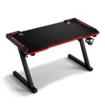 GAMING ΓΡΑΦΕΙΟ / GAME TABLE BLACK RED DESKTOP 120×60×75 CM